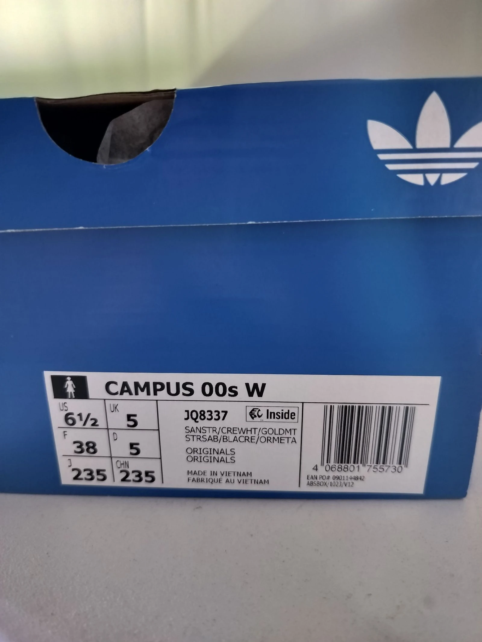 Adidas Campus New 38 Sneakers Original Women's Leather Vintage Trend Outfit Retro Y2K  – photo 3